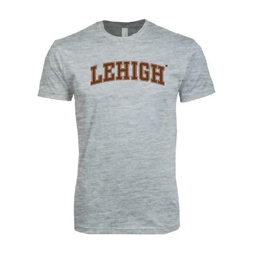  Next Level Heather Grey SoftStyle T Shirt - Arched Lehigh