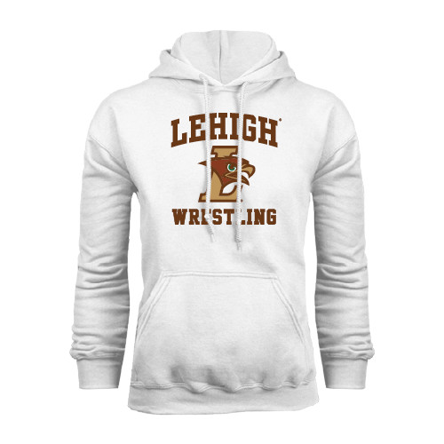  White Fleece Hoodie - Wrestling