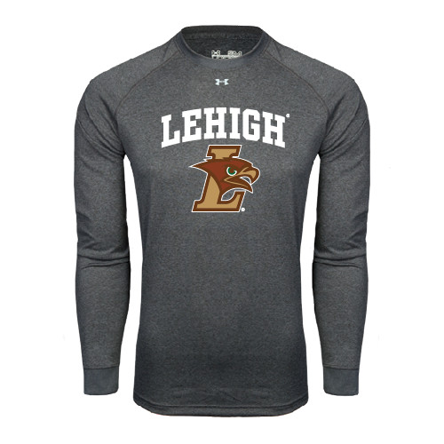  Under Armour Carbon Heather Long Sleeve Tech Tee - Official Logo