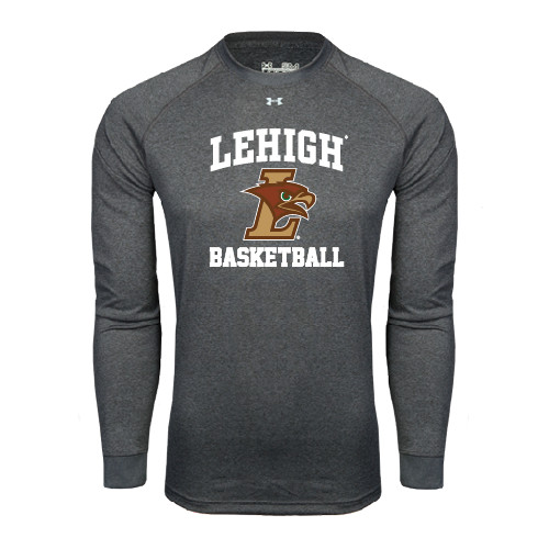  Under Armour Carbon Heather Long Sleeve Tech Tee - Basketball