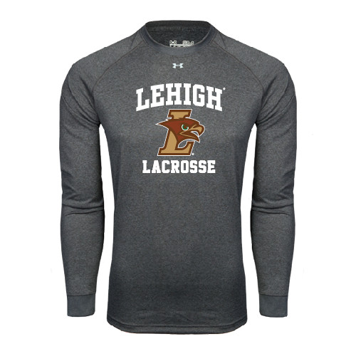  Under Armour Carbon Heather Long Sleeve Tech Tee - Lacrosse