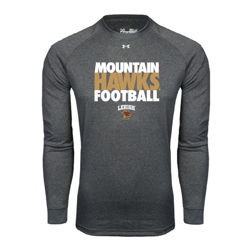  Under Armour Carbon Heather Long Sleeve Tech Tee - Mountain Hawks Football