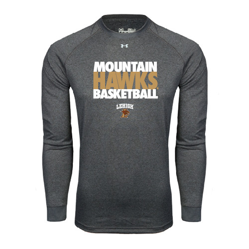  Under Armour Carbon Heather Long Sleeve Tech Tee - Mountain Hawks Basketball