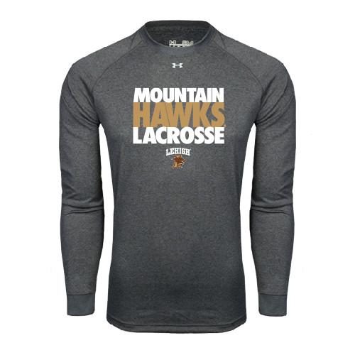  Under Armour Carbon Heather Long Sleeve Tech Tee - Mountain Hawks Lacrosse