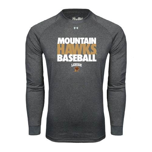  Under Armour Carbon Heather Long Sleeve Tech Tee - Mountain Hawks Baseball