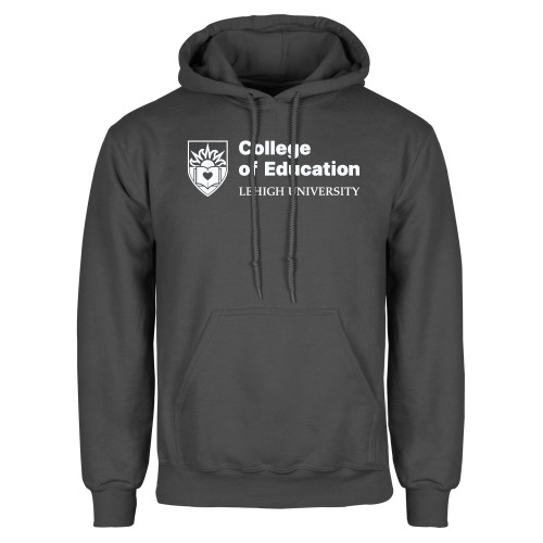  Charcoal Fleece Hoodie - Lehigh University College of Education