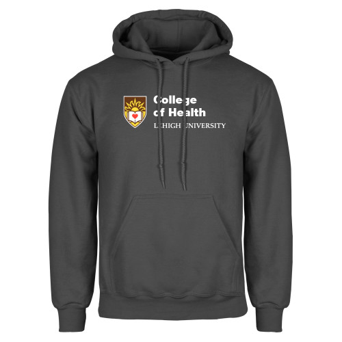  Charcoal Fleece Hoodie - Lehigh University College of Health