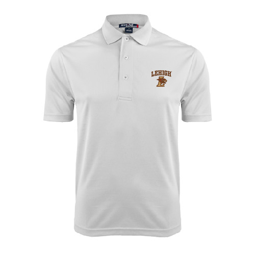  White Dry Mesh Polo - Official Logo