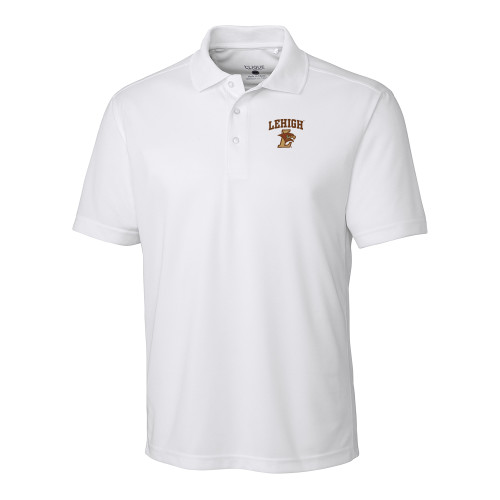  C&B White Clique Ice Pique Polo - Official Logo