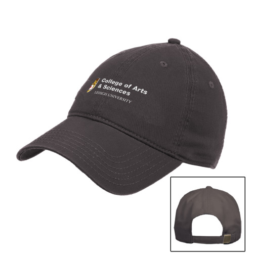  Charcoal Unstructured Adjustable Low Profile Hat - Lehigh University College of Arts and Sciences
