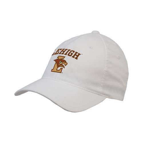  White Flexfit Structured Low Profile Hat - Official Logo