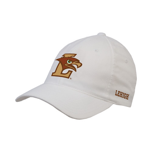  White Flexfit Structured Low Profile Hat - L Hawk