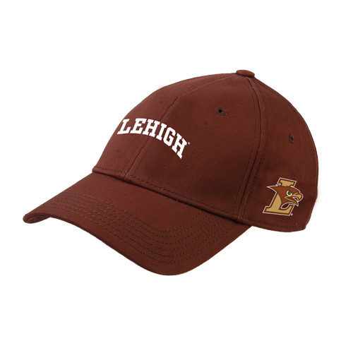  Brown Unstructured Adjustable Low Profile Hat - Arched Lehigh