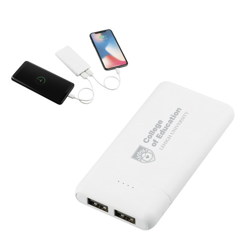  Tilt High Density 5000 mAh Power Bank - Lehigh University College of Education Engraved