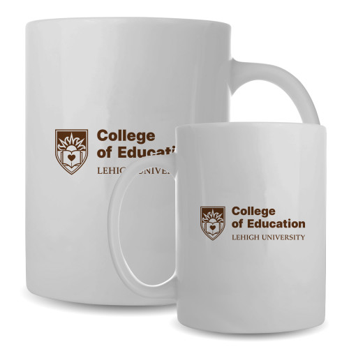  Full Color White Mug 15oz - Lehigh University College of Education