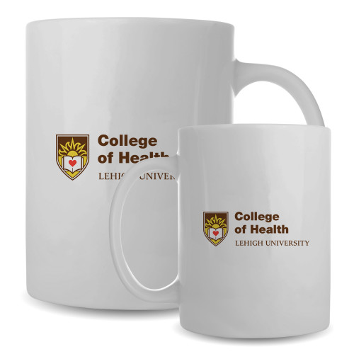  Full Color White Mug 15oz - Lehigh University College of Health