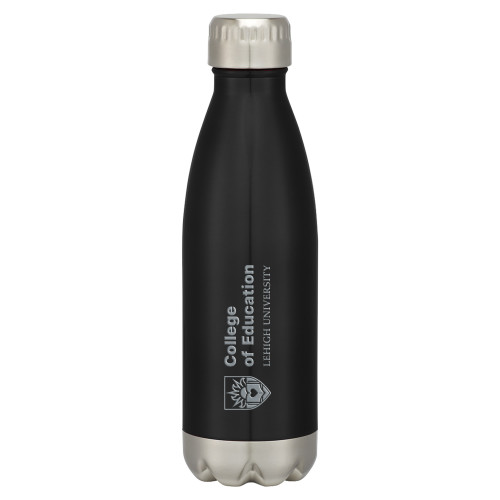  Swig Stainless Steel Black Bottle 16oz - Lehigh University College of Education Engraved