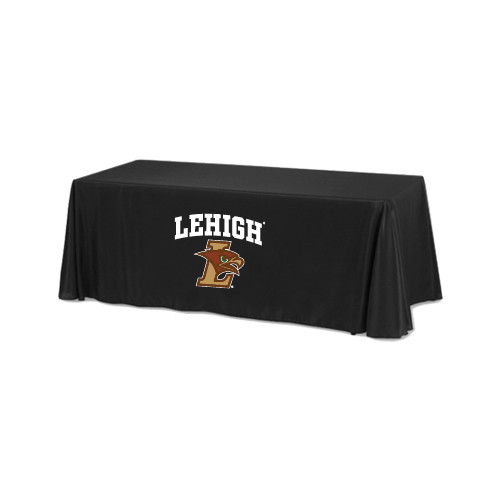  Black 6 foot Table Throw - Official Logo