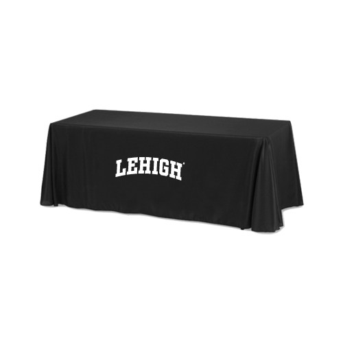  Black 6 foot Table Throw - Arched Lehigh