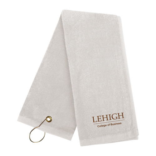  White Golf Towel - College of Business