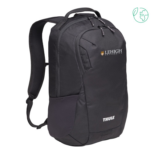  Thule Black Recycled Lumion 15 in. Computer Backpack - Lehigh University Institutional Mark