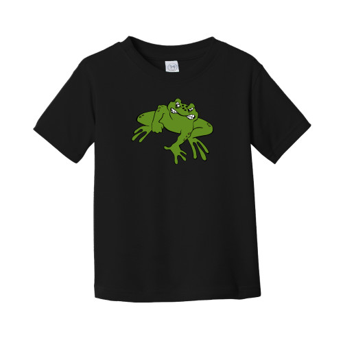  Toddler Black T Shirt - Caxy Frog