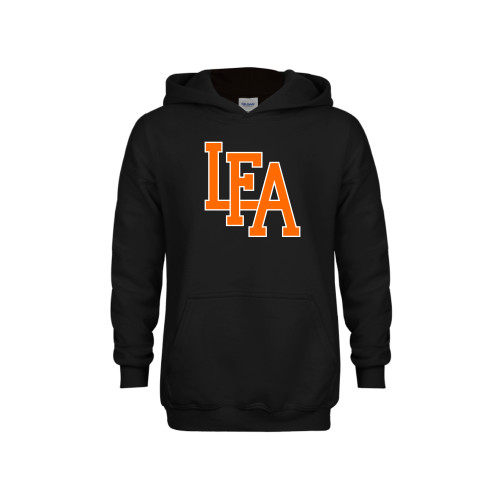  Youth Black Fleece Hoodie - LFA Mark