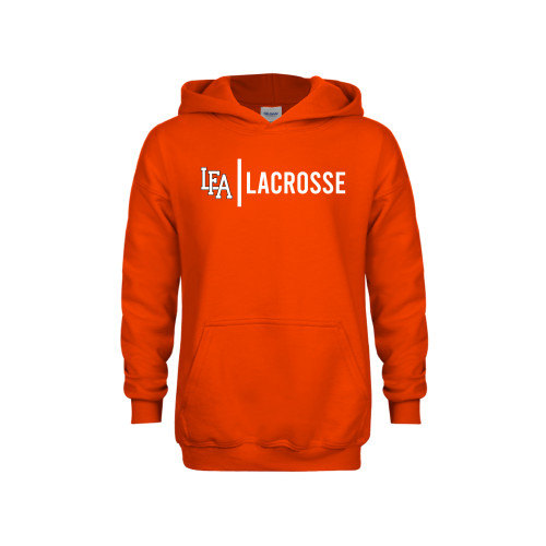  Youth Orange Fleece Hoodie - LFA Lacrosse 