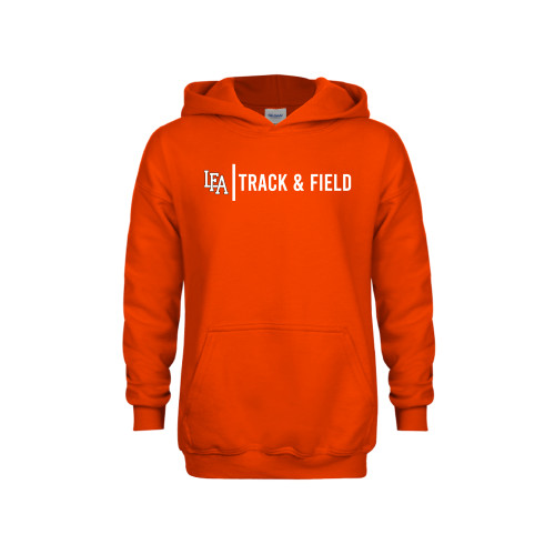  Youth Orange Fleece Hoodie - LFA Track & Field 