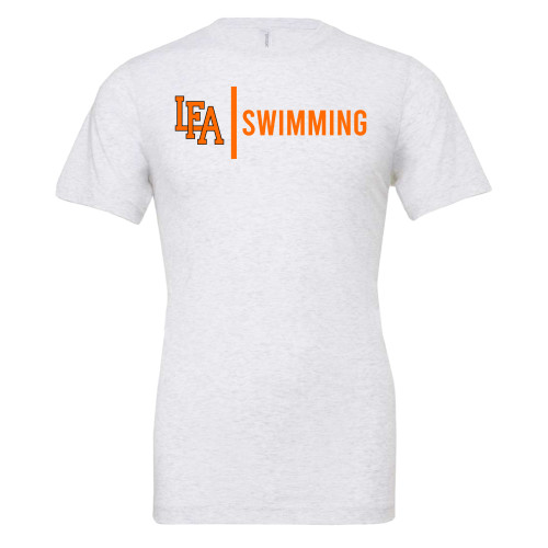  Bella + Canvas Ash Grey Jersey Cotton T Shirt - LFA Swimming
