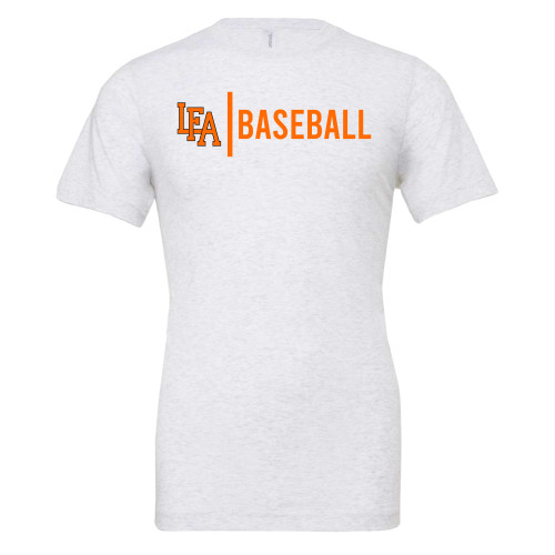  Bella + Canvas Ash Grey Jersey Cotton T Shirt - LFA Baseball 