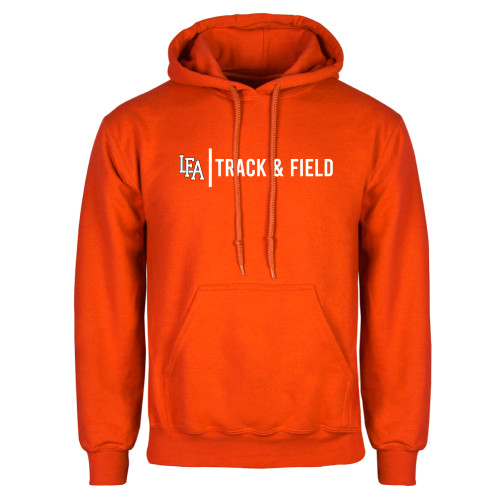  Orange Fleece Hoodie - LFA Track & Field 