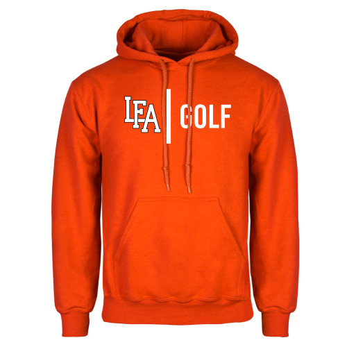  Orange Fleece Hoodie - LFA Golf 