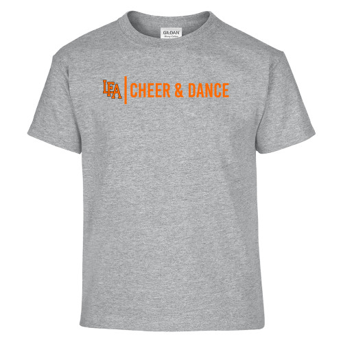  Youth Grey T Shirt - LFA Cheer & Dance 