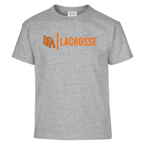  Youth Grey T Shirt - LFA Lacrosse 