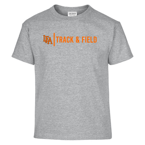 Youth Grey T Shirt - LFA Track & Field 