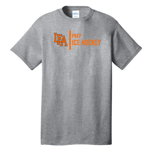  Extended Athletic Heather T Shirt - LFA Prep Ice Hockey 