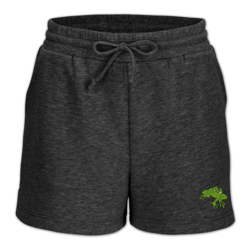  Boxercraft Womens Charcoal Heather Fleece Short - Caxy Frog