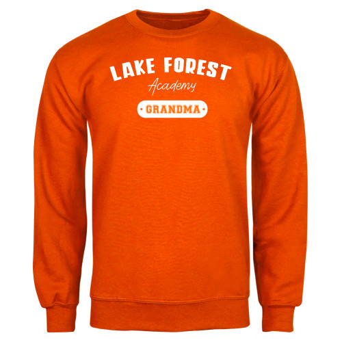  Orange Fleece Crew - LFA Grandma