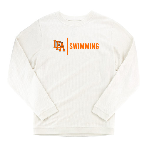 Boxercraft Womens Cream Corded Crew - LFA Swimming