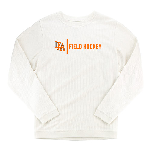 Boxercraft Womens Cream Corded Crew - LFA Field Hockey 