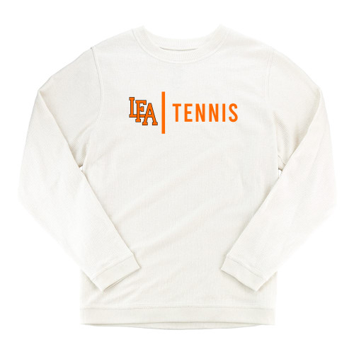  Boxercraft Womens Cream Corded Crew - LFA Tennis 