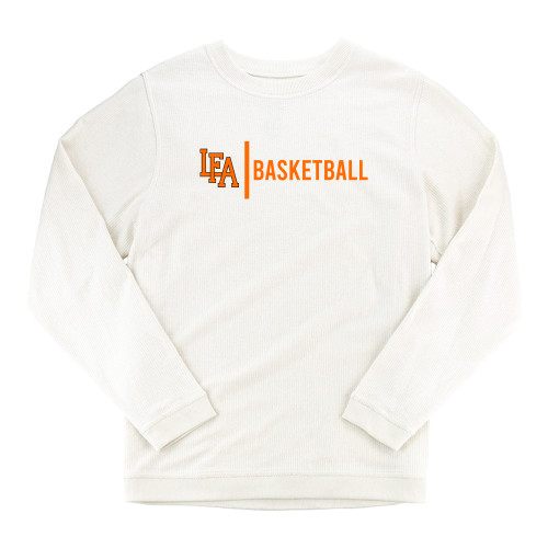  Boxercraft Womens Cream Corded Crew - LFA Basketball 
