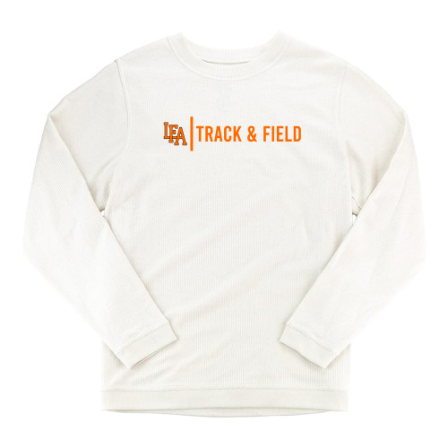  Boxercraft Womens Cream Corded Crew - LFA Track & Field 
