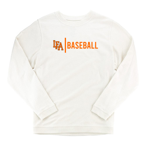  Boxercraft Womens Cream Corded Crew - LFA Baseball 