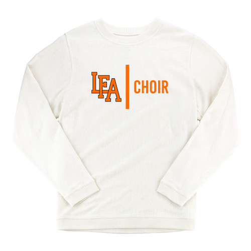  Boxercraft Womens Cream Corded Crew - LFA Choir 