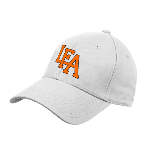  White Structured Adjustable Pro Style Hat - LFA Mark