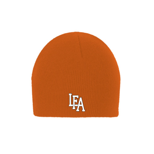  Orange Knit Beanie - LFA Mark