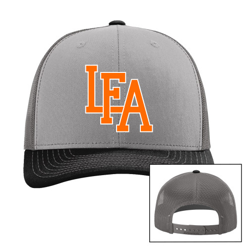  Richardson Grey/Charcoal/Black Trucker Hat - LFA Mark