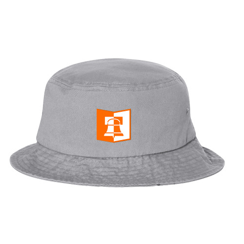  Sportsman Grey Bucket Hat - Book & Bell Mark